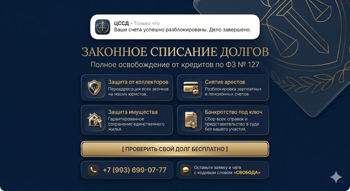 Списание долгов 